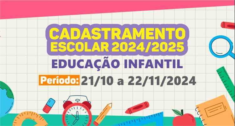 cadastro Educação infantil